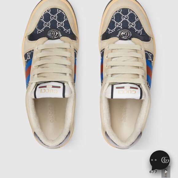 Gucci Women’s Screener Sneakers – Brand New – Size 41 (US 10) - Picture 2 of 2